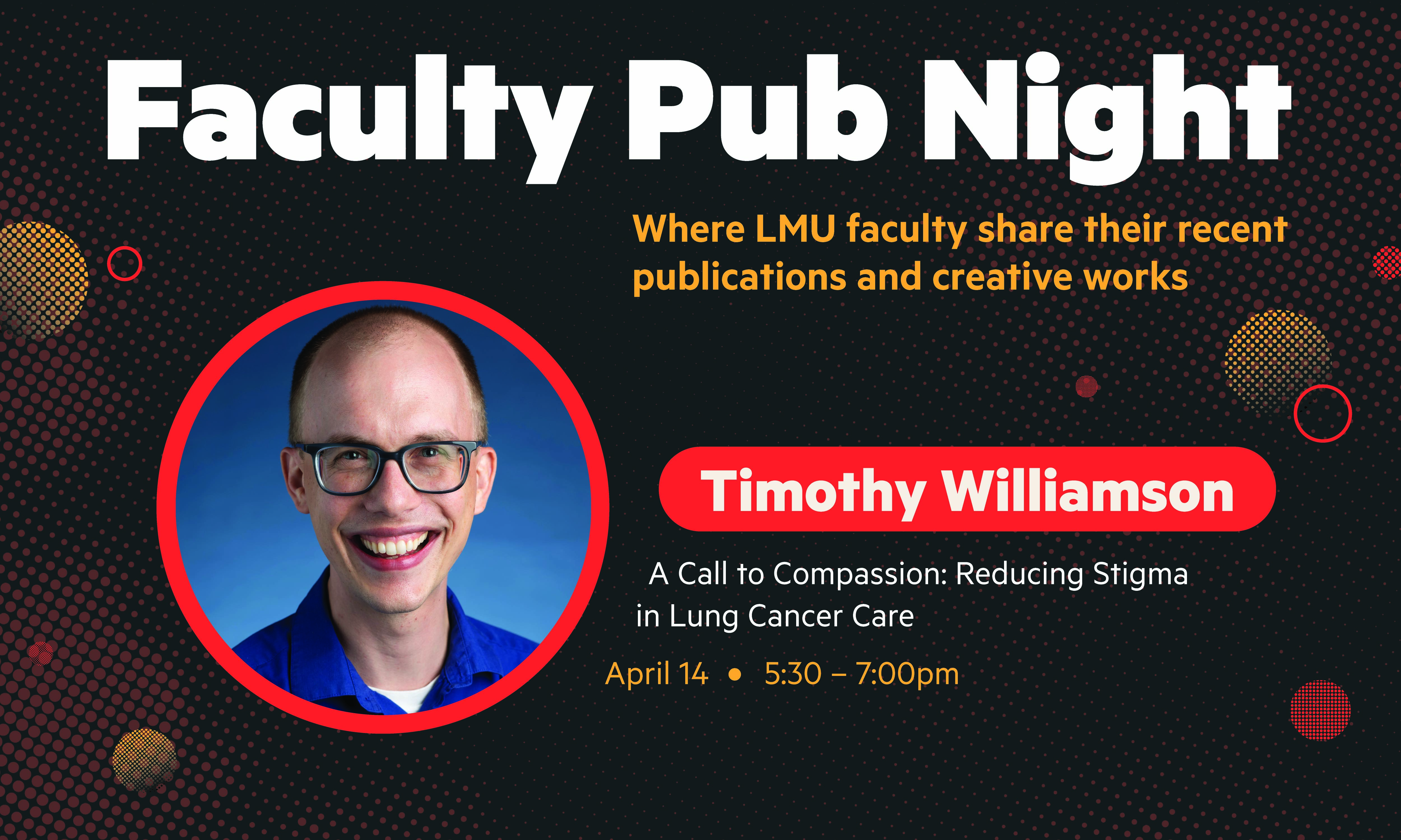 Tim Williamson and Faculty Pub Night